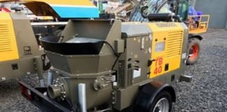 Utranazz unvailes trailer-mounted concrete pump