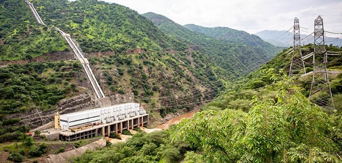 Ethiopian hydropower plant Gilgel Gibe II