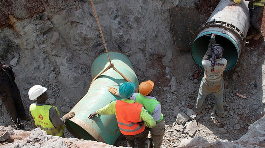 Damaged pipeline cuts off water supply to Nairobi