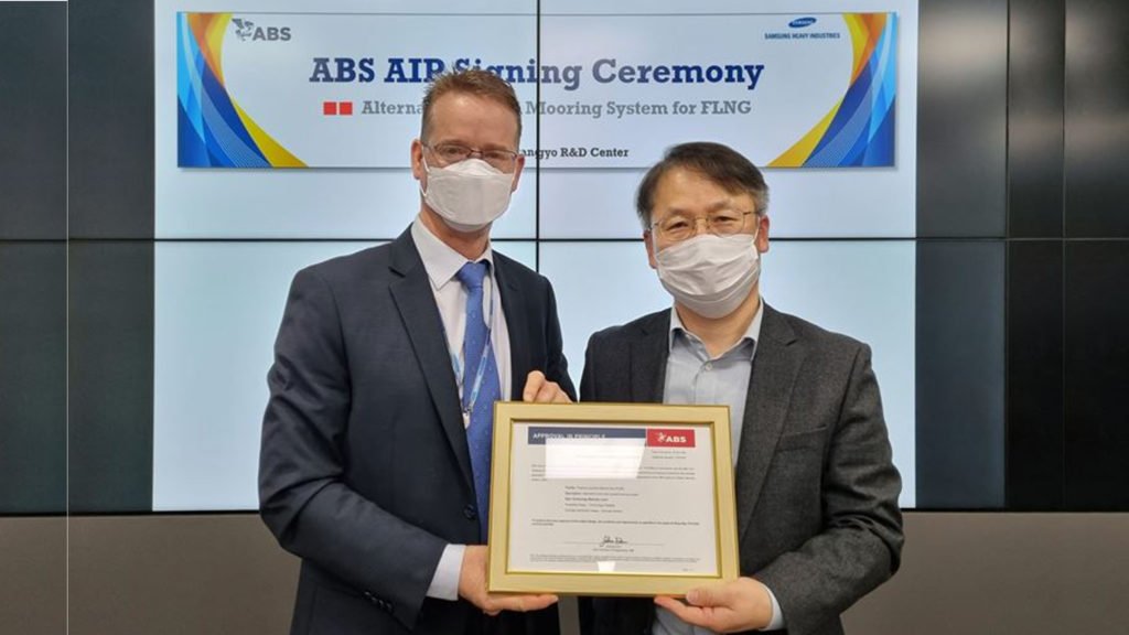Samsung's FLNG Spread Mooring System receives approval