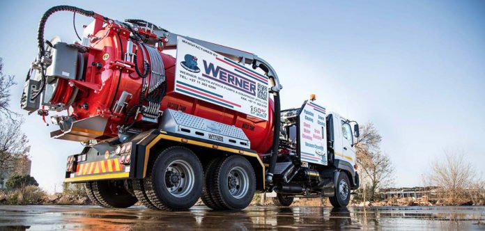 Werner pumps provides improved operator safety in rental trucks
