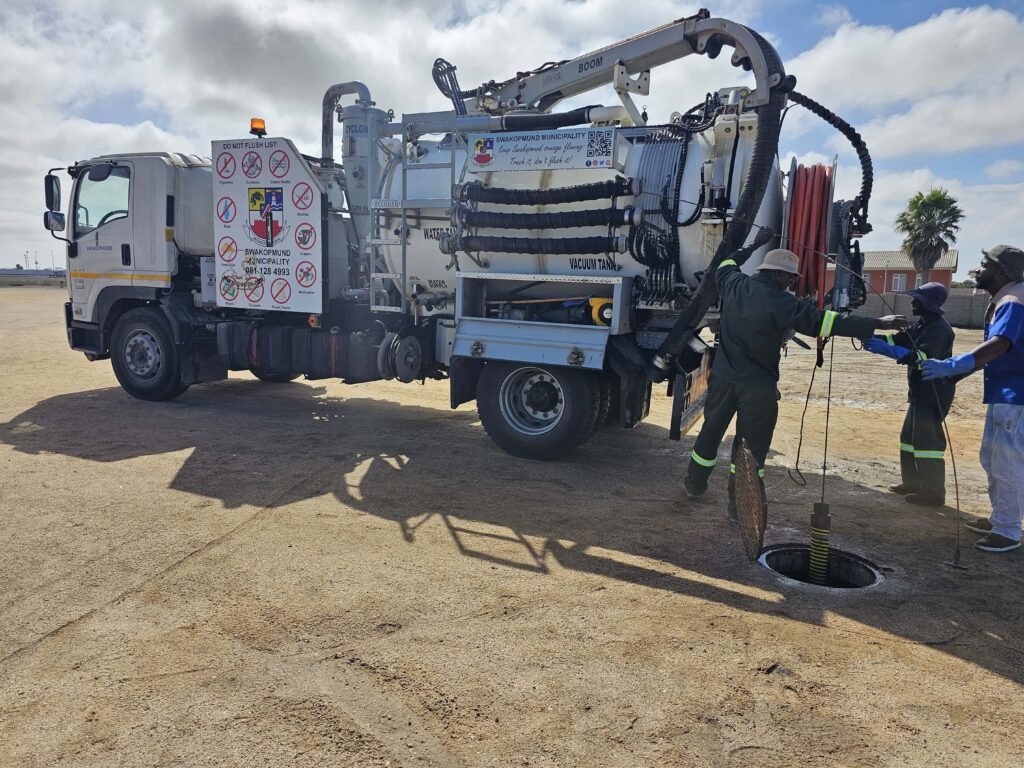 Werner Pumps Trucks Hard at Work in Swakopmund Municipality