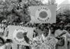 Protesters in Kilifi oppose the Kenya nuclear project during a public demonstration