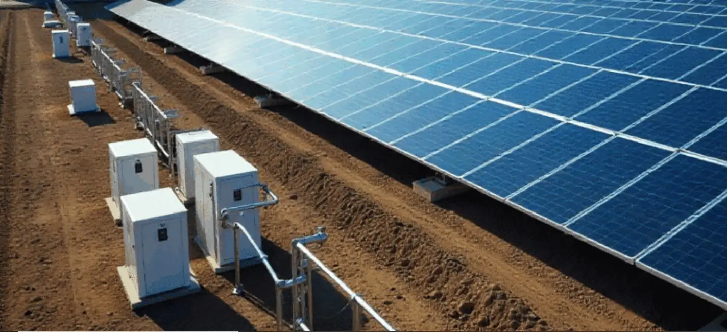 solar plant and energy battery