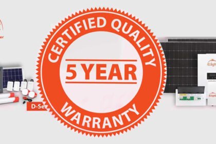 d.light 5-year warranty off-grid solar