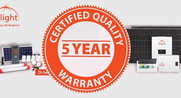 d.light 5-year warranty off-grid solar