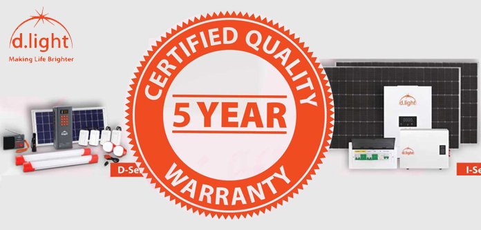 d.light 5-year warranty off-grid solar