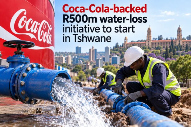 Coca-Cola-backed R500m water-loss initiative to start in Tshwane